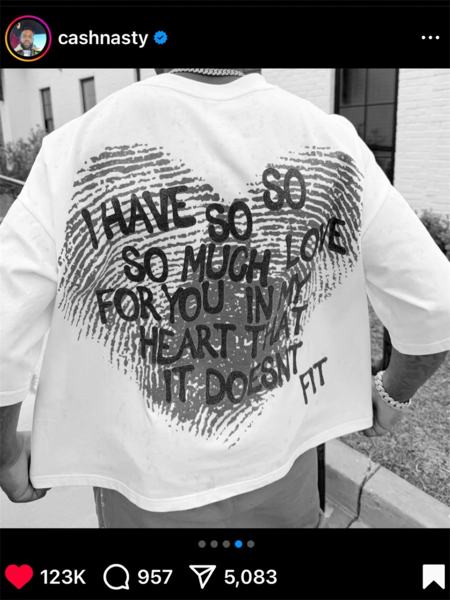"Heart on Canvas" Tee